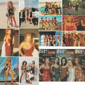Official Spice Girls Photograph Cards Photo Cards 1997 Lot of 13 Magic Box Int.